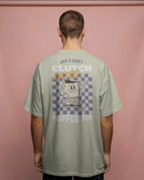 Clutch Kicks & Coffee Fix Oversized Box Tee
