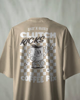 Clutch Kicks & Coffee Fix 2 Oversized Box Tee