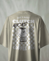 Clutch Kicks & Coffee Fix 2 Oversized Box Tee