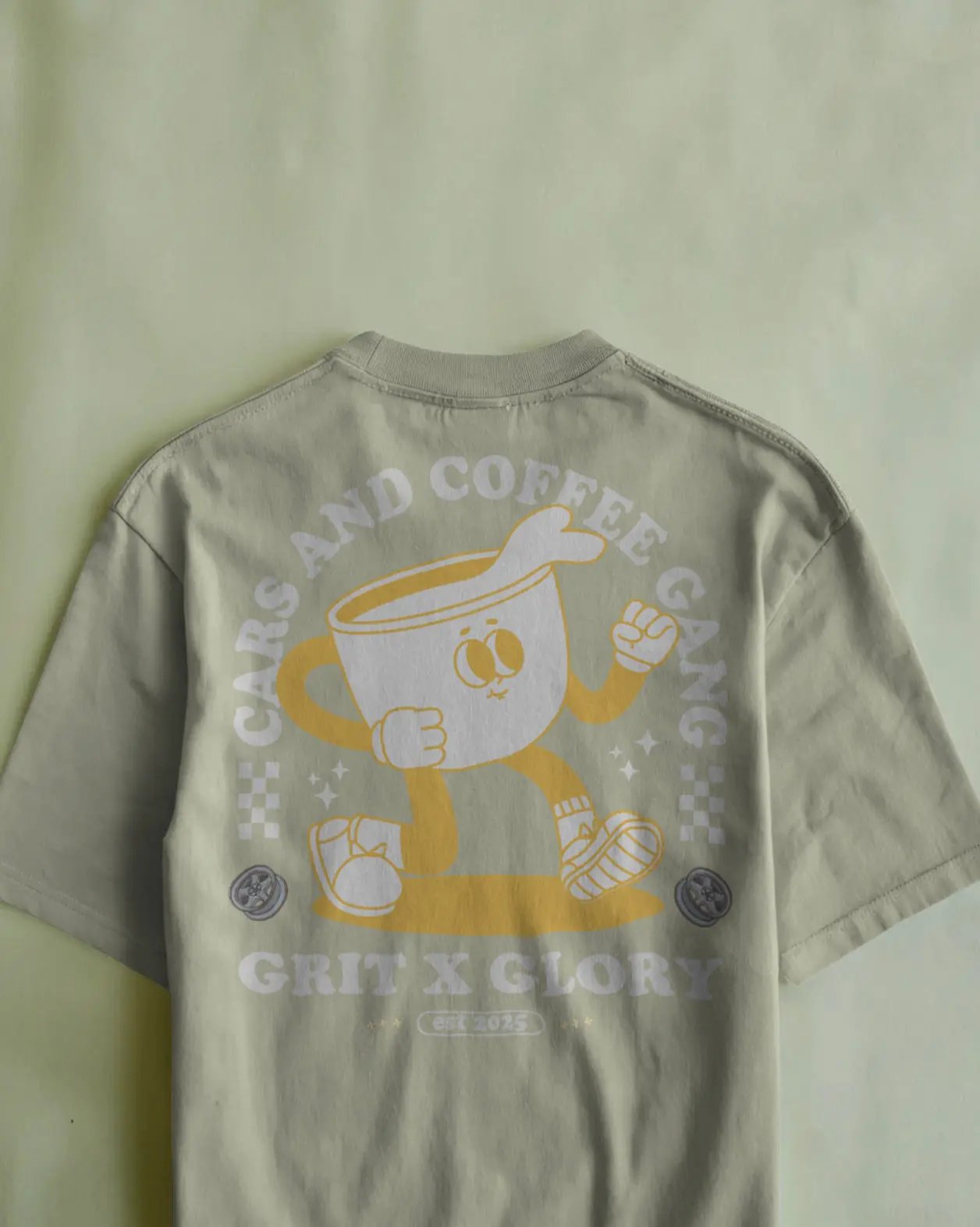 Cars & Coffee Gang 2 Oversized Box Tee